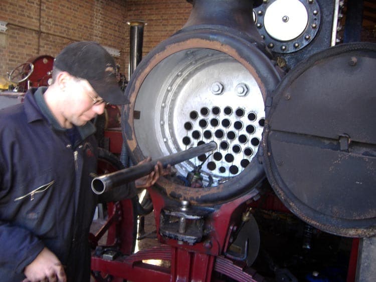 Re-tubing of Road Loco, Lord Kitchener