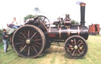 Fowell no 103 Cromwell with David Miller standing and his daughter and godson in the rear, Chelmsford May 2002.