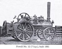 Fowell no 12. 7 hp. Built 1881