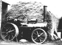 Fowell No 9 at Hall Green farm, Fenstanton after re-boilering in 1909